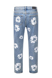 Men's Graphic Straight Leg Jeans - Trendsi