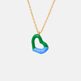 Heart Pendant Titanium Steel Necklace - Trendsi - Flyclothing LLC