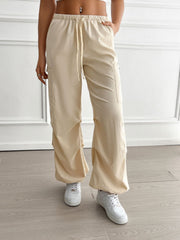 Devine Drawstring Joggers with Pockets - Trendsi