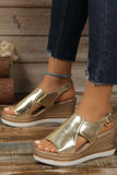 Peep Toe High Heel Sandals - Trendsi