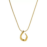18K Gold-Plated Geometric Necklace - Trendsi - Flyclothing LLC