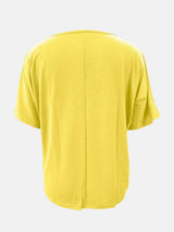 Full Size Scoop Neck Short Sleeve T-Shirt - Trendsi - Flyclothing LLC