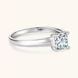 Silver-Plated Minimalist Ring - Trendsi - Flyclothing LLC