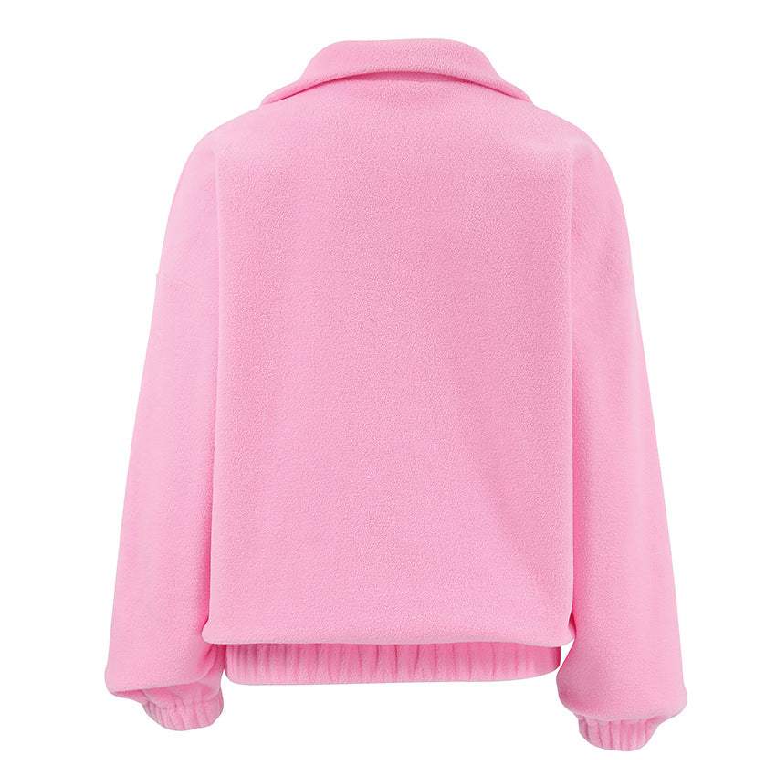 Quarter Zip Long Sleeve Sweatshirt - Trendsi - Flyclothing LLC