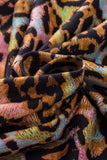 Leopard V-Neck Half Sleeve Blouse - Trendsi - Flyclothing LLC