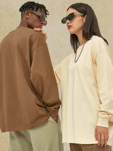 Men's Round Neck Long Sleeve T-Shirt - Trendsi - Flyclothing LLC