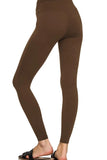 Zenana Premium Microfiber Wide Waistband Leggings - Trendsi