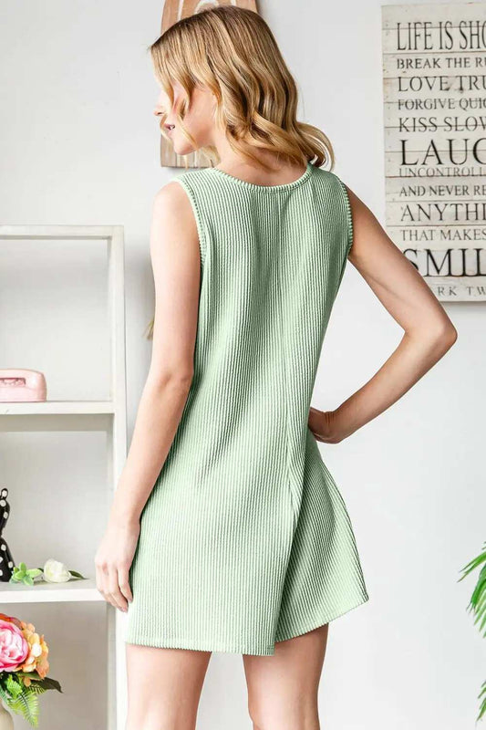 Heimish Full Size Scoop Neck Wide Strap Romper - Trendsi - Flyclothing LLC