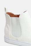 Beast Fashion Faux Suede Elastic Side Panel Sneakers - Trendsi