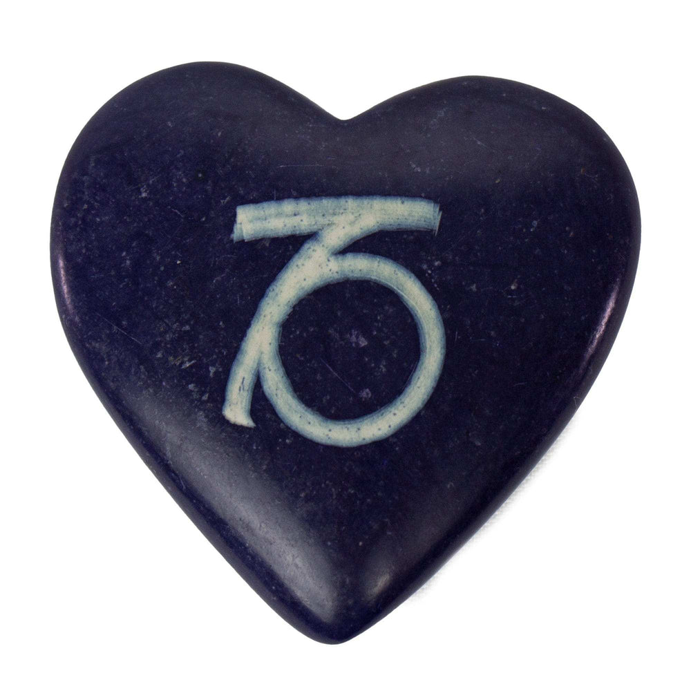 Zodiac Soapstone Hearts, Pack of 5: CAPRICORN - SMOLArt - Flyclothing LLC