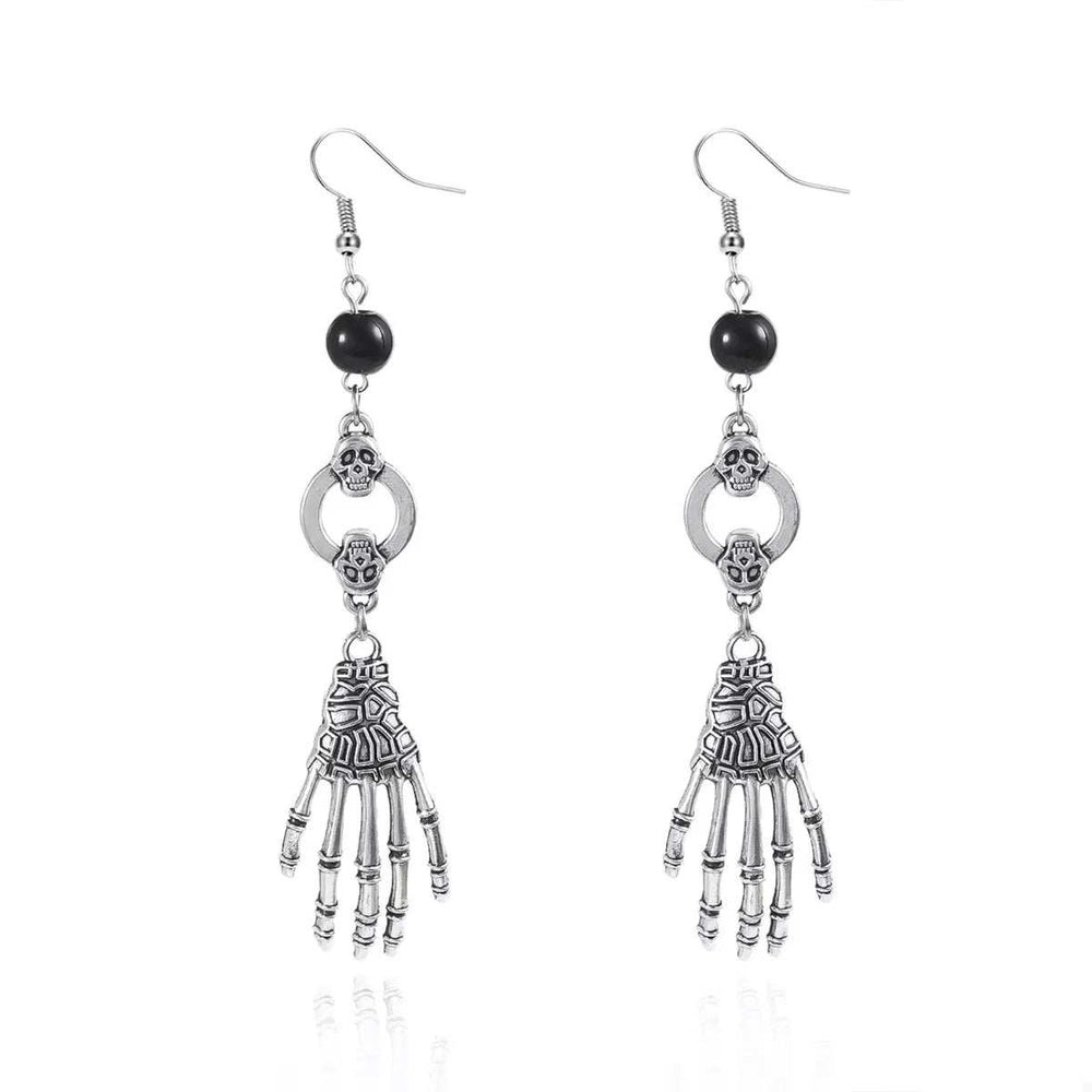 Halloween Skeleton Hand Drop Earrings - Trendsi - Flyclothing LLC