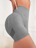 High Waist Active Shorts - Trendsi - Flyclothing LLC