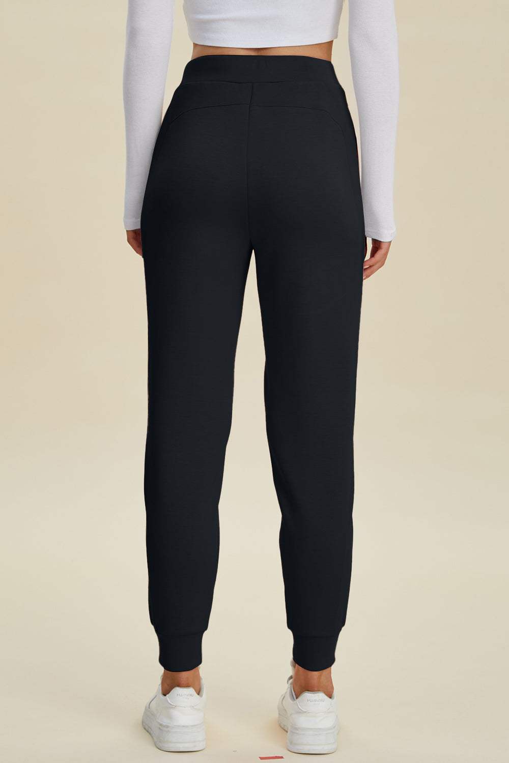 Basic Bae Full Size Air Scuba Drawstring High Waist Joggers - Trendsi - Flyclothing LLC