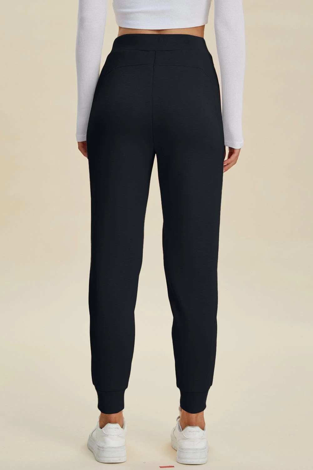 Basic Bae Full Size Air Scuba Drawstring High Waist Joggers - Trendsi - Flyclothing LLC