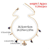 Evil Eye Charm Necklace - Trendsi - Flyclothing LLC