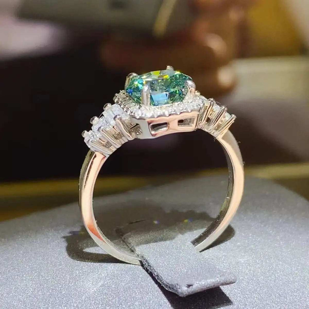 3 Carat Moissanite 925 Sterling Silver Ring - Trendsi - Flyclothing LLC