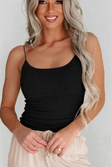 Ribbed Scoop Neck Cami - Trendsi - Flyclothing LLC