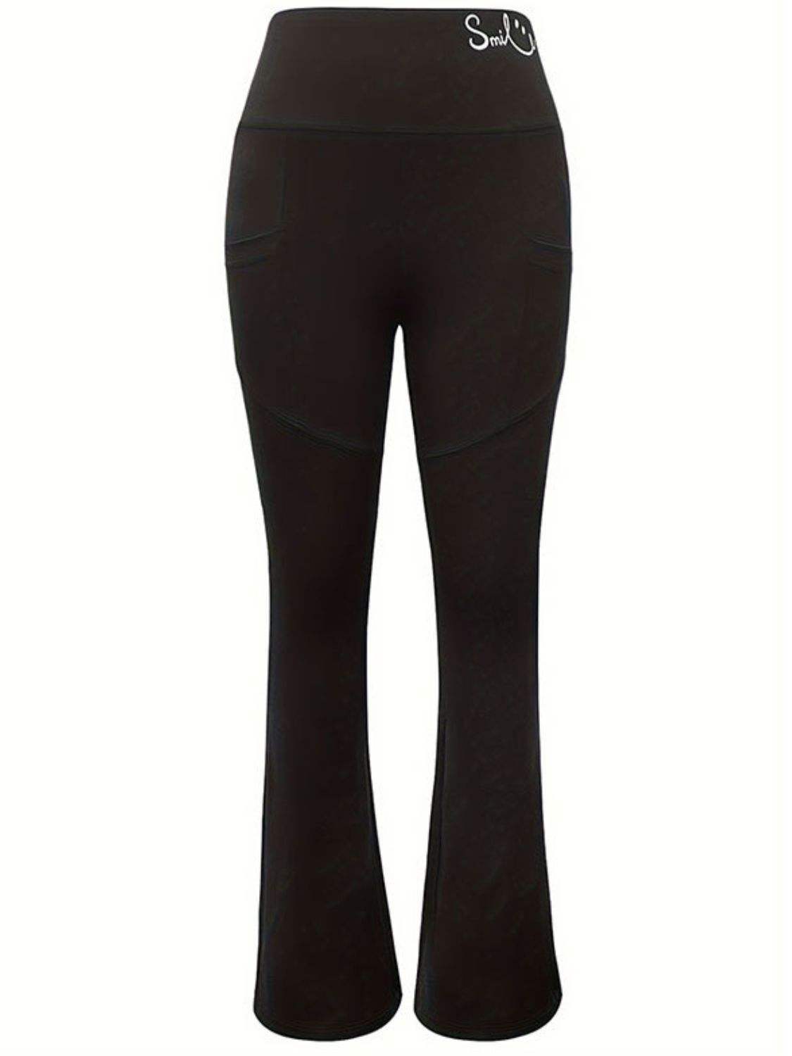 Bootcut High Rise Pants with Pockets - Trendsi - Flyclothing LLC