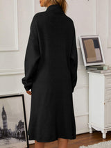 V-Neck Cami Dress and Open Front Cardigan Sweater Set - Trendsi - Flyclothing LLC