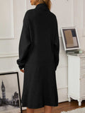 V-Neck Cami Dress and Open Front Cardigan Sweater Set - Trendsi - Flyclothing LLC