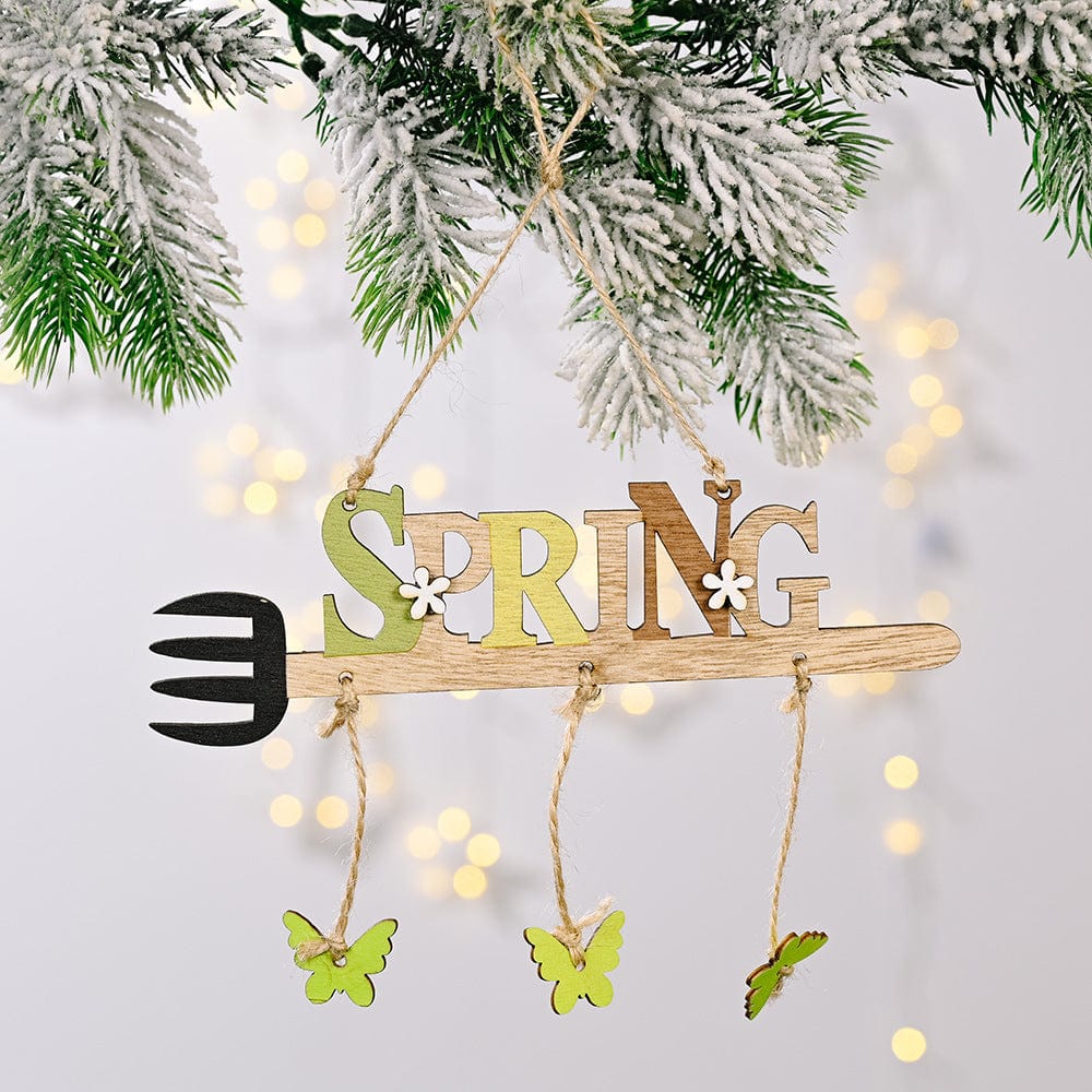 Easter Wooden Hanging Widget - Trendsi