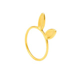 18K Gold-Plated Bunny Ear Ring - Trendsi - Flyclothing LLC