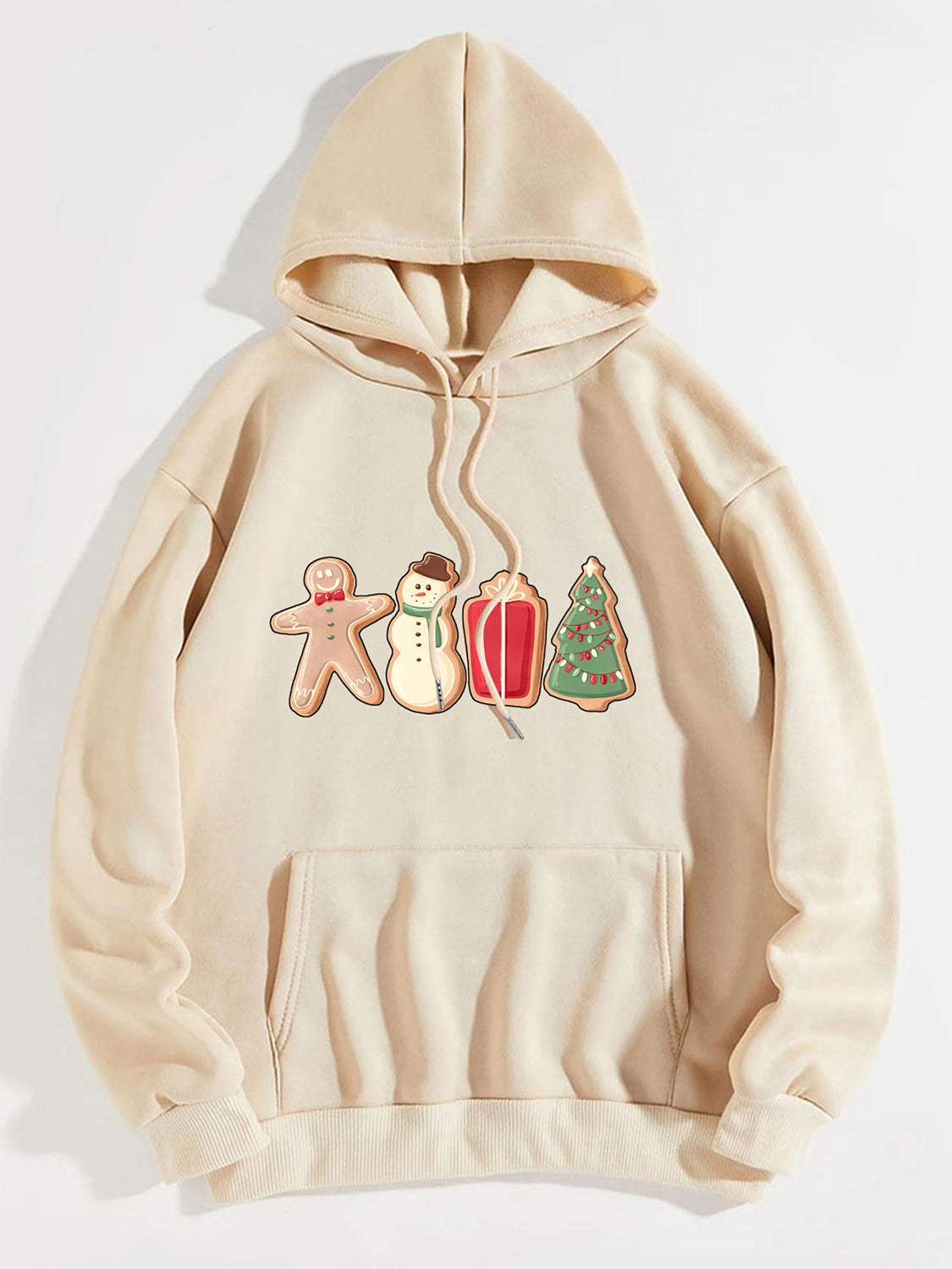 Graphic Drawstring Hoodie with Pocket - Trendsi - Flyclothing LLC