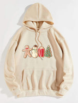 Graphic Drawstring Hoodie with Pocket - Trendsi - Flyclothing LLC