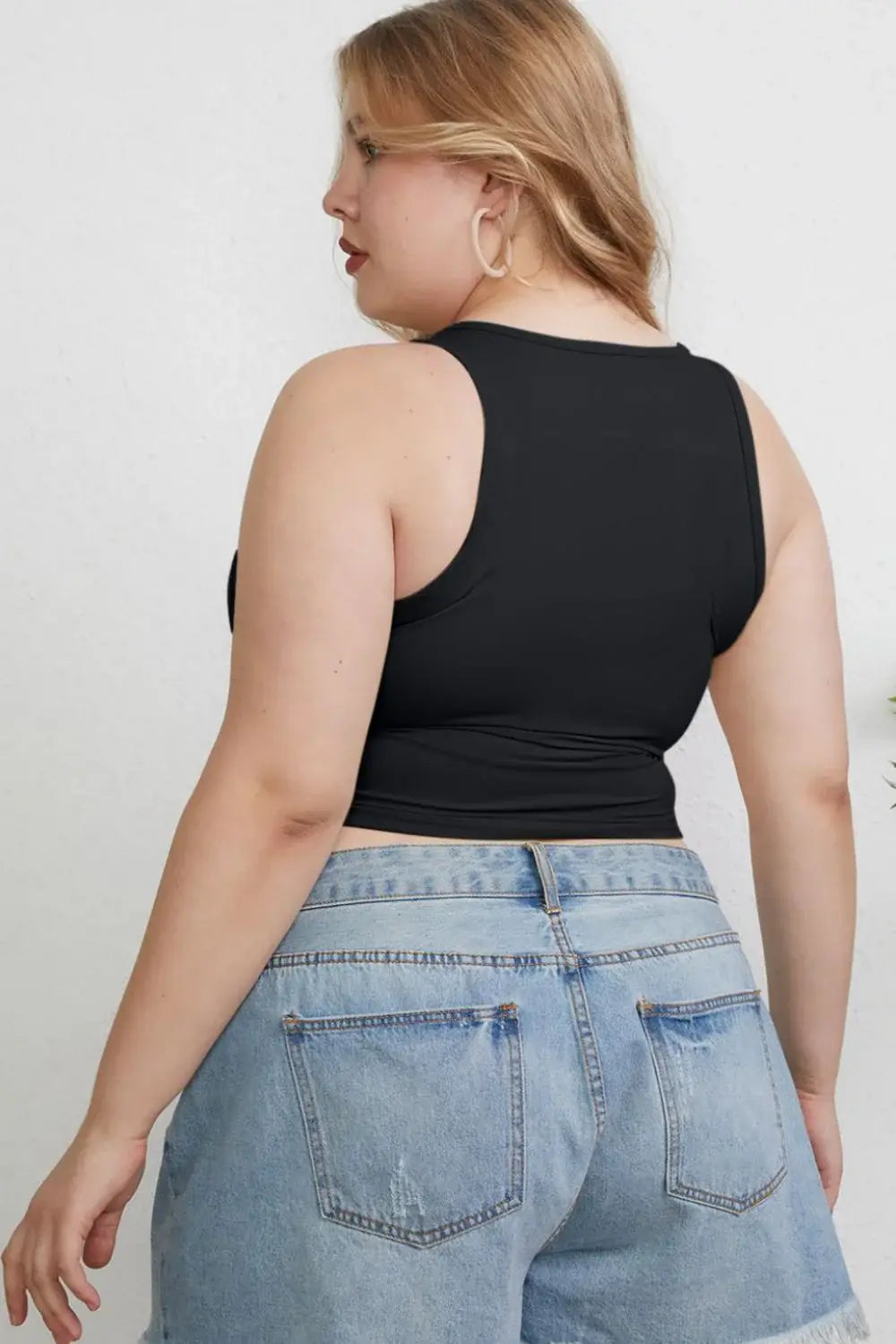Basic Bae Full Size Round Neck Slim Tank - ShopBasicbae - Flyclothing LLC