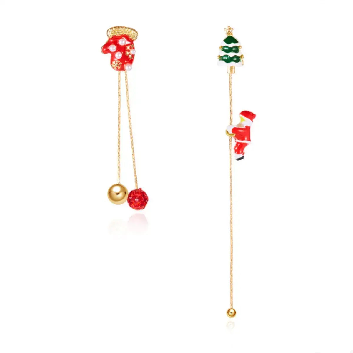 Christmas Santa Drop Earrings - Trendsi - Flyclothing LLC
