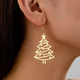 Christmas Tree Dangle Earrings - Trendsi - Flyclothing LLC