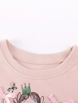 Children's Short Sleeve Tulle Layered Dress - Trendsi - Flyclothing LLC