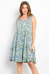 Be Stage Full Size Print Wrinkle Free Ruffled Dress - Trendsi