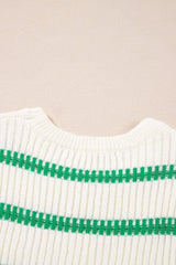 Striped Round Neck Sweater Vest - Trendsi - Flyclothing LLC