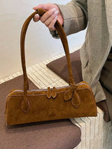Solid Color Shoulder Bag - Trendsi - Flyclothing LLC