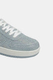 Forever Link Rhinestone Platform Flat Sneakers - Trendsi - Flyclothing LLC
