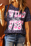 WILD LIKE THE WEST Graphic Leopard T-Shirt - Trendsi - Flyclothing LLC