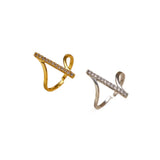 Irregular Rhinestone Ring - Trendsi - Flyclothing LLC