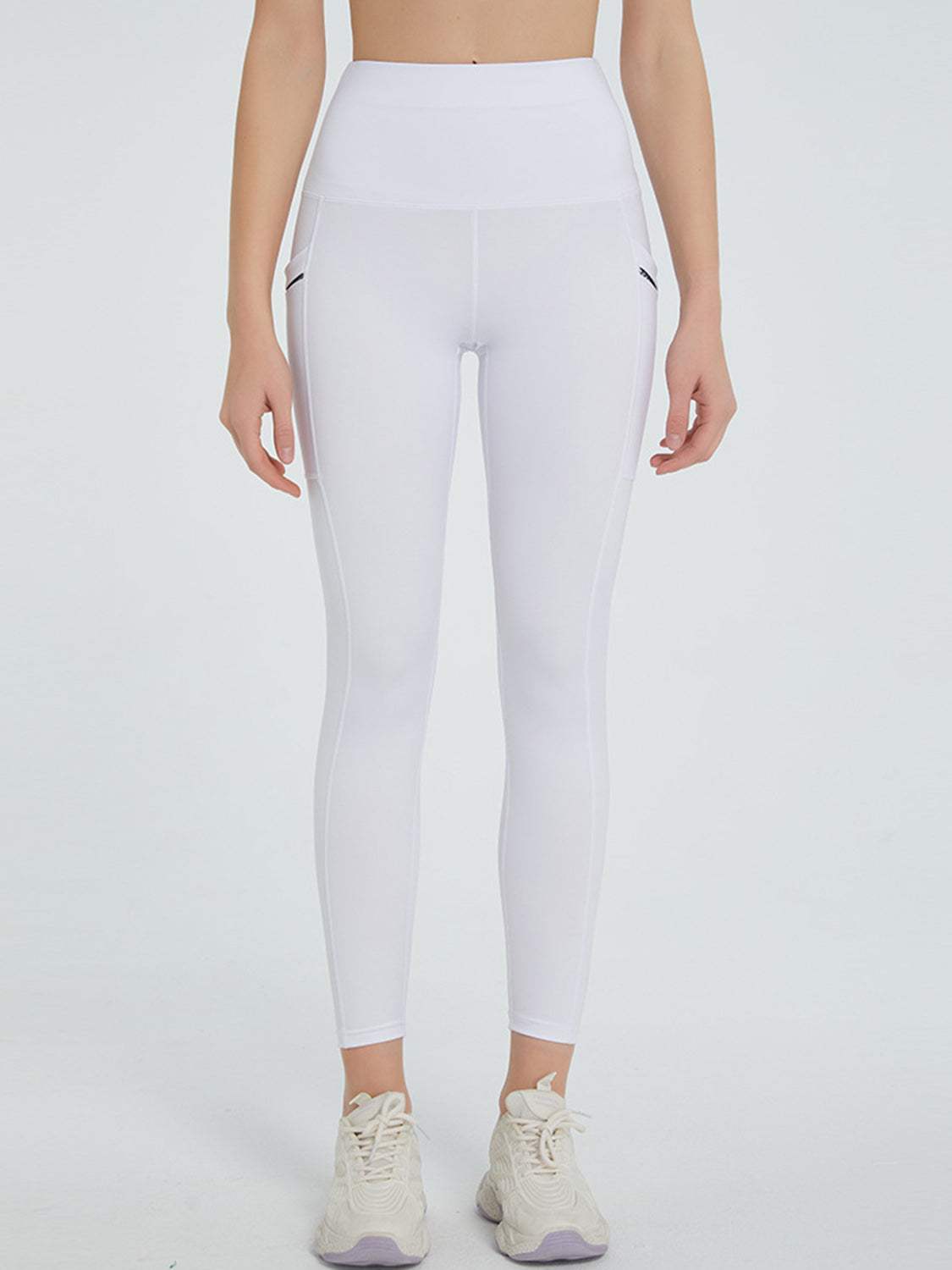 High Waist Active Leggings - Trendsi - Flyclothing LLC