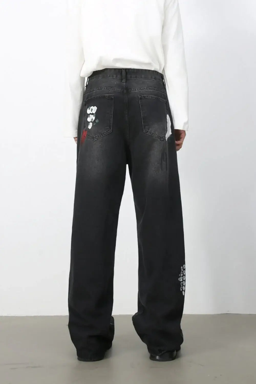 Men's Paint Loose Jeans - Trendsi - Flyclothing LLC