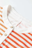 Striped Round Neck Sleeveless Jumpsuit - Trendsi - Flyclothing LLC