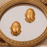 Titanium Steel Geometric Shape Earrings - Trendsi - Flyclothing LLC