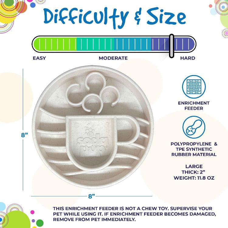 Java eBowl Deep Slow Feeder Dog Bowl for Enrichment | USA Made - SodaPup/True Dogs, LLC - Flyclothing LLC