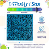Jigsaw Puzzle eMat - Enrichment Lick Mat for Dogs and Cats | eMat Enrichment Toy for Anxiety Relief | USA Made - SodaPup/True Dogs, LLC - Flyclothing LLC