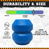 Double Trouble Dog Toy - Dual Chamber Treat Dispenser for Large Dogs | USA Made - SodaPup/True Dogs, LLC - Flyclothing LLC