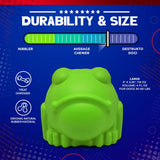 Bull Frog Dog Chew Toy & Treat Dispenser - USA Made | SodaPup - SodaPup/True Dogs, LLC - Flyclothing LLC