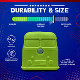 Surf's Up! Retro Van Dog Toy - Durable Chew Toy for Large Dogs | USA Made - SodaPup/True Dogs, LLC - Flyclothing LLC