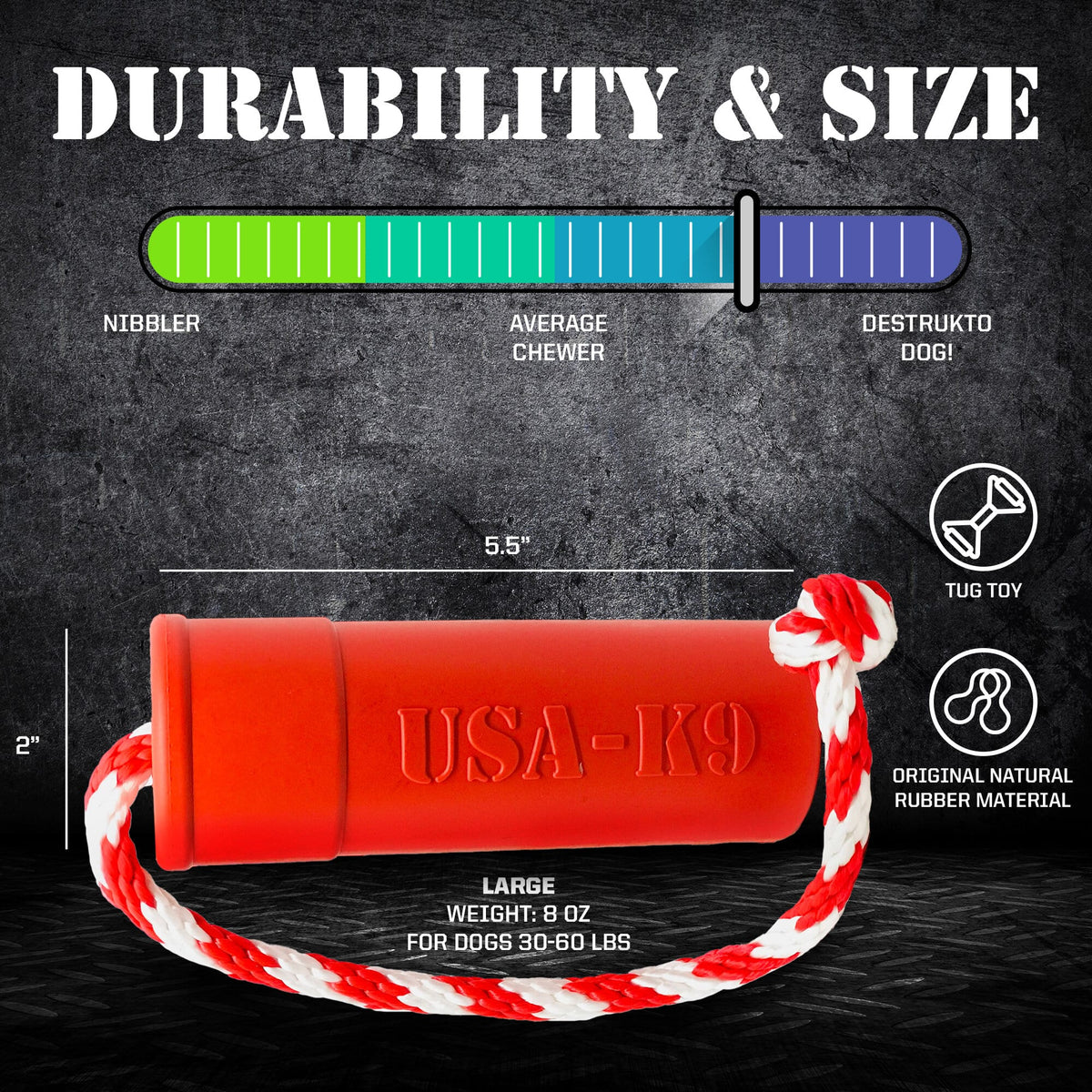 USA-K9 Firecracker Floating Training Dummy | K9 Handler Reward Toy | Red | USA Made - SodaPup/True Dogs, LLC - Flyclothing LLC