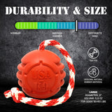 USA-K9 Stars and Stripes Rubber Dog Toy | K9 Handler Reward Toy | Red | USA Made - SodaPup/True Dogs, LLC - Flyclothing LLC