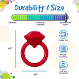 Diamond Ring Nylon Teething Ring for Puppies | Durable & USA Made - SodaPup/True Dogs, LLC - Flyclothing LLC